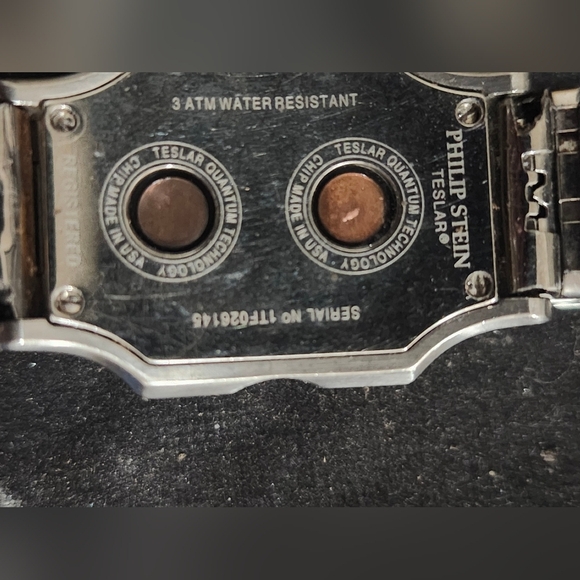 Rare vintage Philip Stein teslar dual time clock - Picture 9 of 11